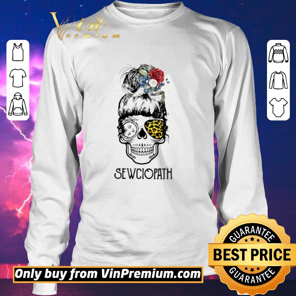 Awesome Sewing Sewciopath Skull Girl shirt sweater Awesome Sewing Sewciopath Skull Girl shirt sweater