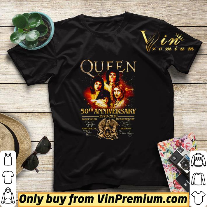 Queen 50th Anniversary 1970 2020 Signature shirt sweater f14449bf queen 50th anniversary 1970 2020 signature shirt sweater 4 - Queen 50th Anniversary 1970 2020 Signature shirt sweater