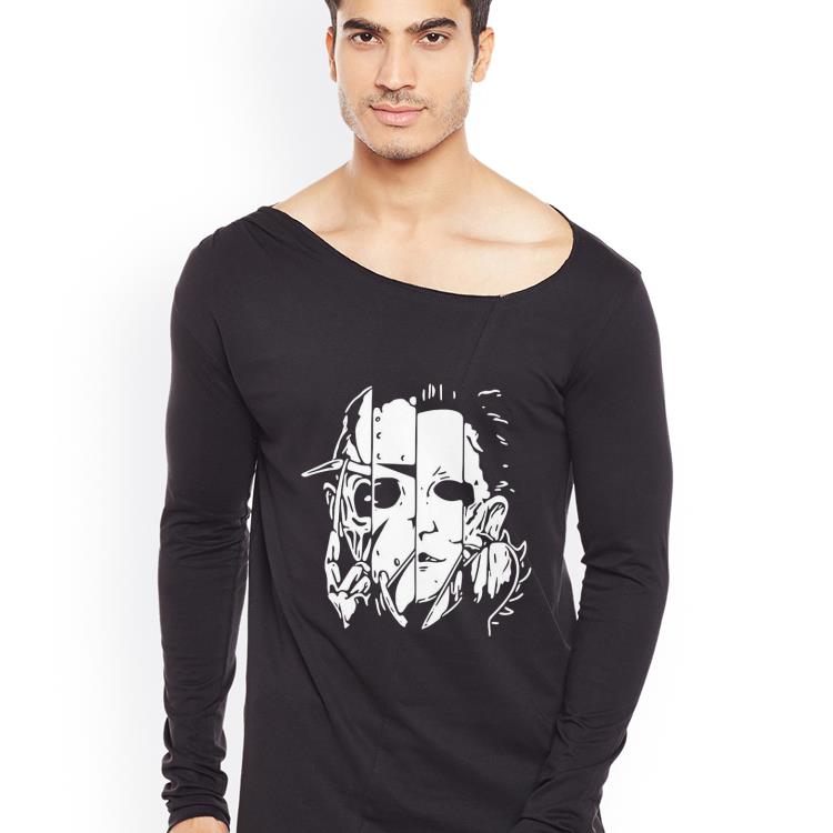 Freddy Jason Michael Thomas Horror Character Halloween Shirt f1fe0578 freddy jason michael thomas horror character halloween shirt 4 - Freddy Jason Michael Thomas Horror Character Halloween Shirt