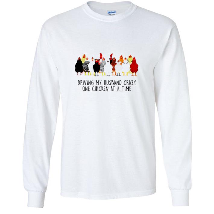 Great Driving My Husband Crazy On Chicken At A Time shirt f57ee1b3 great driving my husband crazy on chicken at a time shirt 4 - Great Driving My Husband Crazy On Chicken At A Time shirt