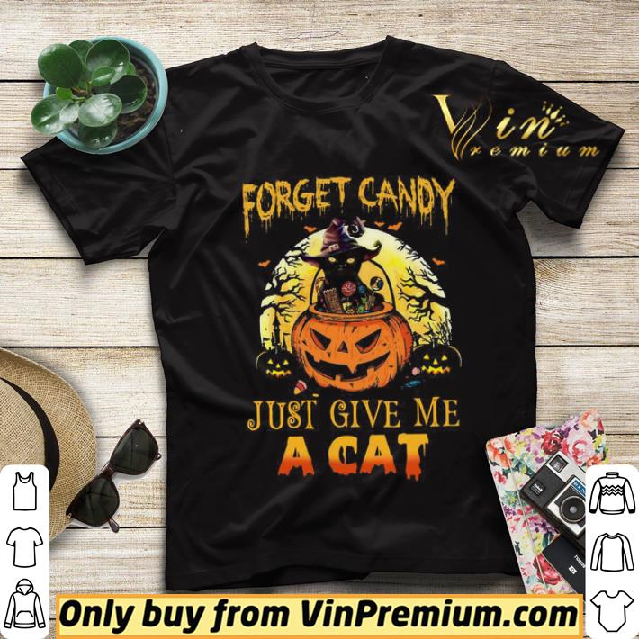 f735cdc7 halloween forget candy just give me a cat shirt sweater 4 - Halloween Forget Candy Just Give Me A Cat shirt sweater