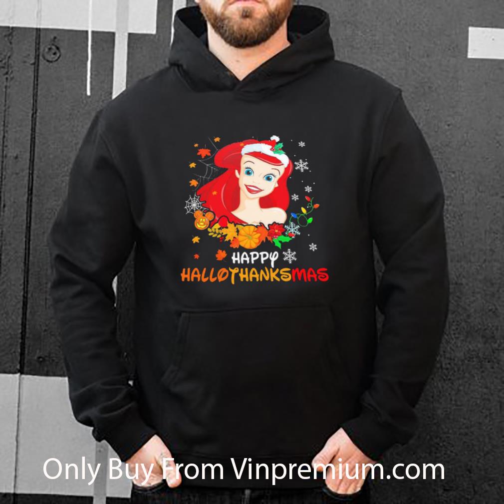 Premium The Little Mermaid Ariel Happy Hallothanksmas shirt 0153759e premium the little mermaid ariel happy hallothanksmas shirt 4 - Premium The Little Mermaid Ariel Happy Hallothanksmas shirt