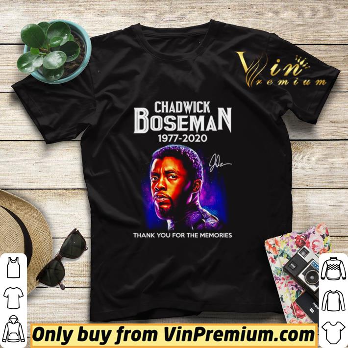 069e0981 thank you for the memories chadwick boseman 1977 2020 signature shirt sweater 4 - Thank you for the memories Chadwick Boseman 1977-2020 signature shirt sweater