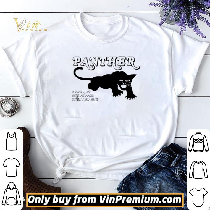 Awesome Black Panther power to the people then and now shirt sweater