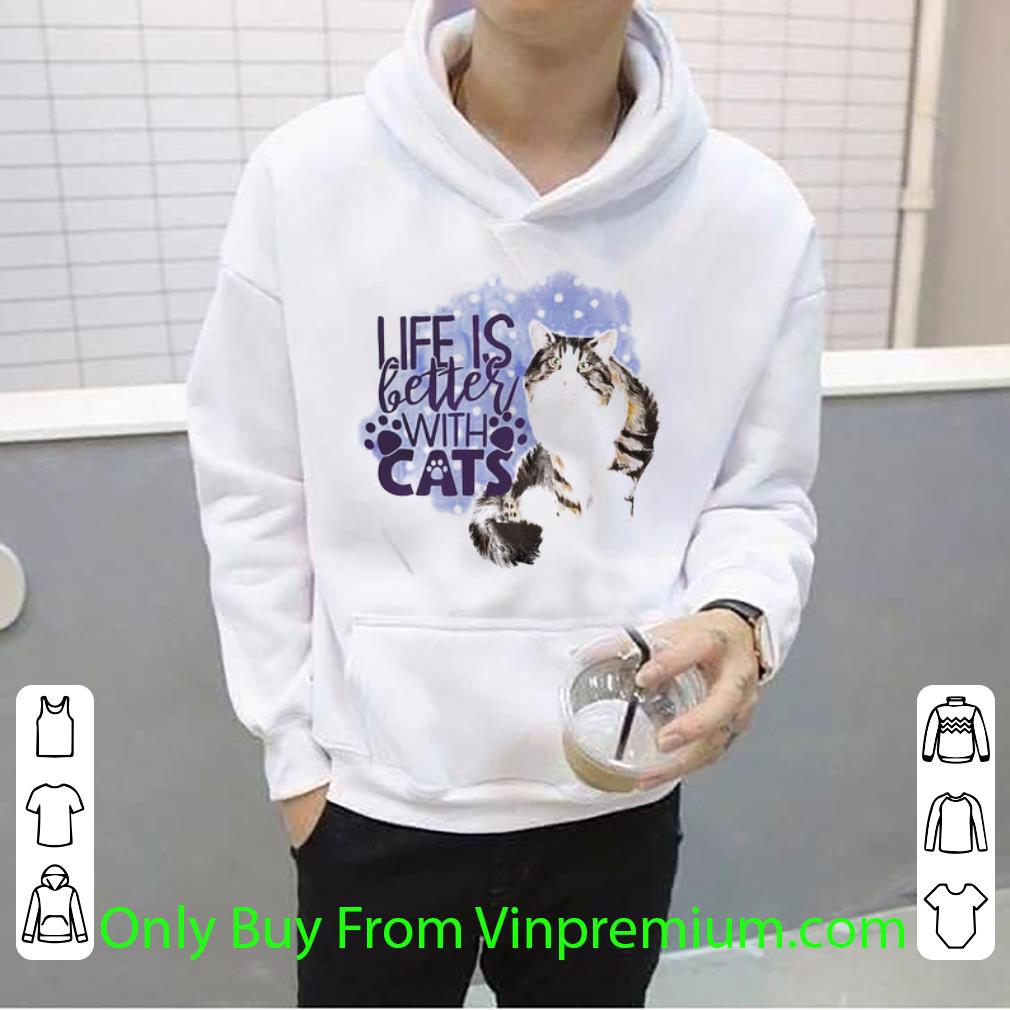0ce215e0 hot life is letter with cats shirt 4 - Hot Life Is Letter With Cats shirt