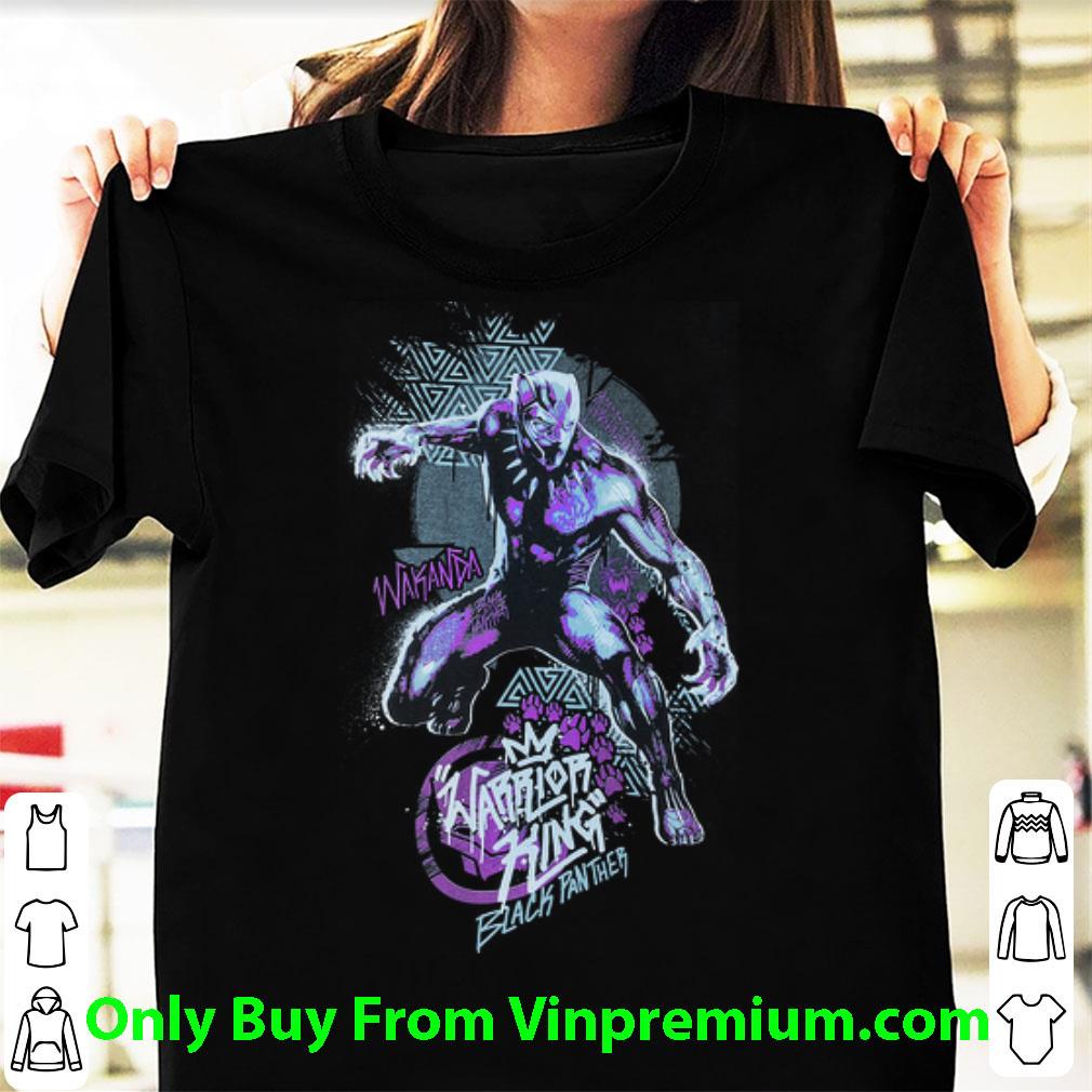Great Black Panther ''warrior King'' shirt