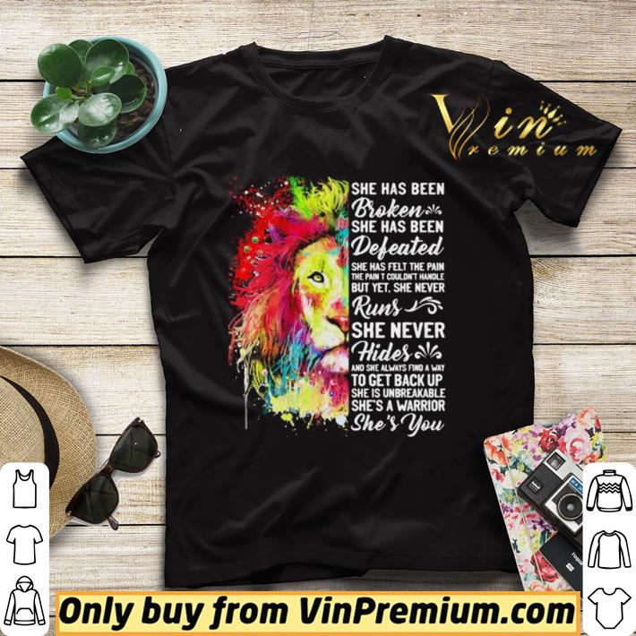 Original She has been broken she has been defeated she has felt the pain that most couldn’t handle but yet, she never lion quote shirt sweater 3ed6d9a9 original she has been broken she has been defeated she has felt the pain that most couldn t handle but yet she never lion quote shirt sweater 4 - Original She has been broken she has been defeated she has felt the pain that most couldn’t handle but yet, she never lion quote shirt sweater