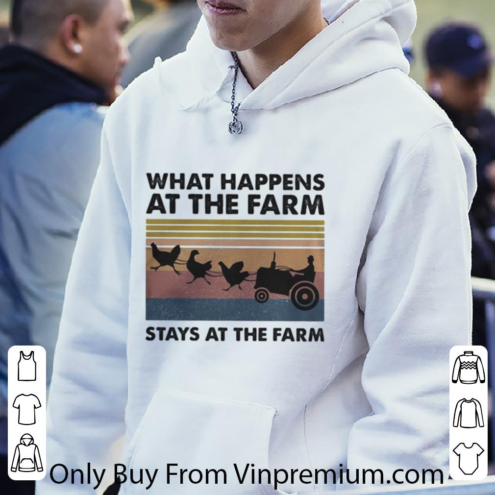 3fb49c8b original vintage what happens at the farm stays at the farm shirt 4 - Original Vintage What Happens At The Farm Stays At The Farm shirt