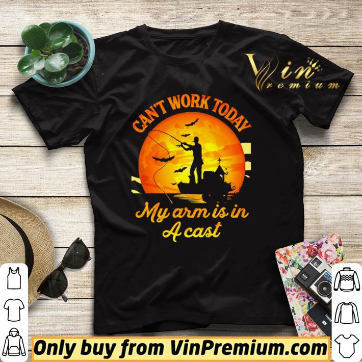 Pretty Fishing can’t work today my arm is in a cast Halloween shirt sweater 42805384 pretty fishing can t work today my arm is in a cast halloween shirt sweater 4 - Pretty Fishing can’t work today my arm is in a cast Halloween shirt sweater