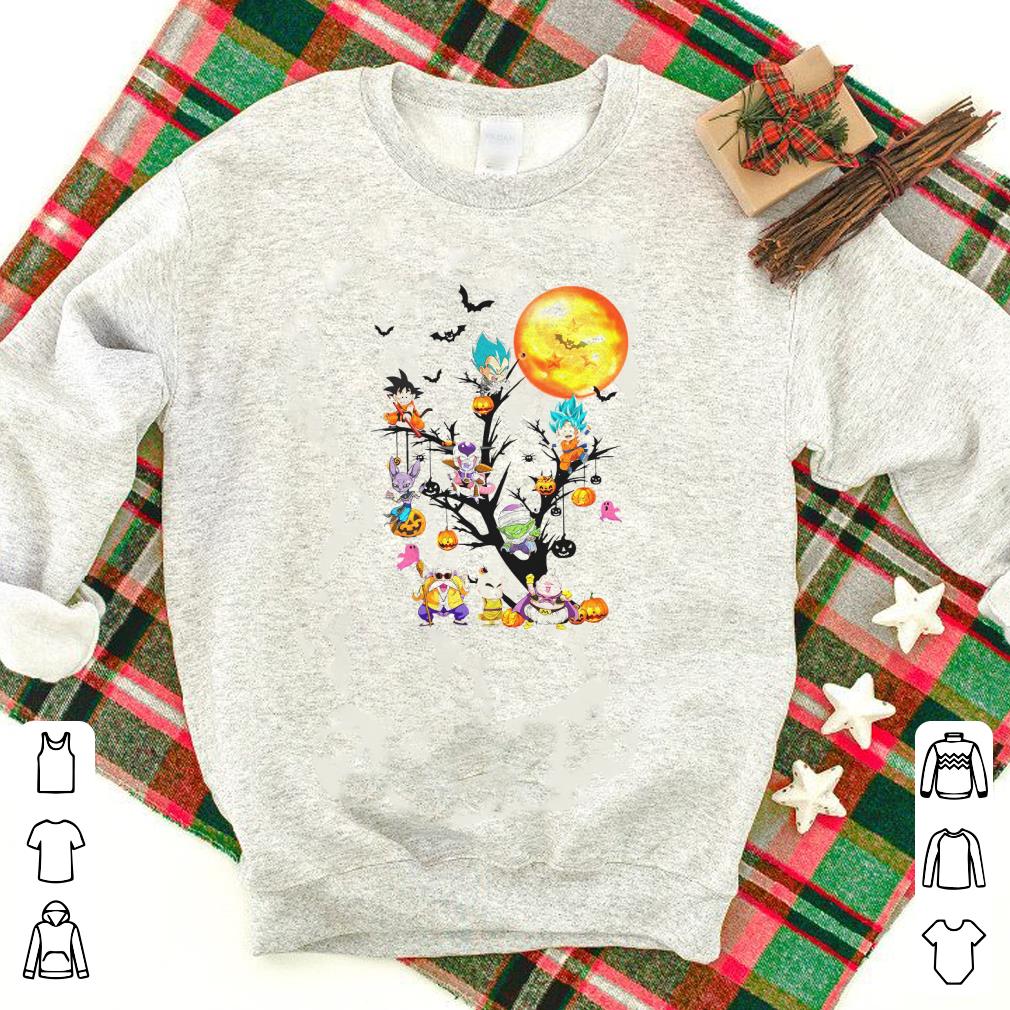 Nice Dragon Ball Chibi Tree Halloween Shirt