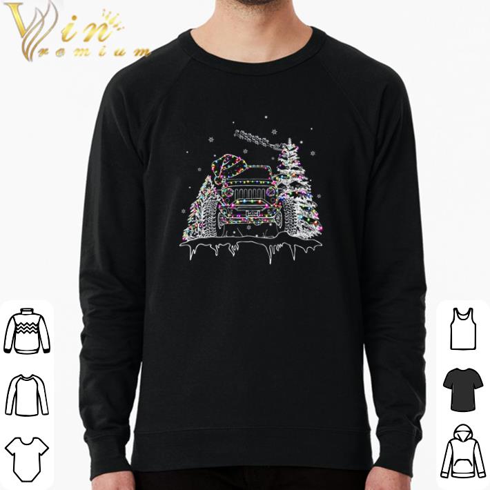 Funny Christmas Jeep lights shirt sweater 46c635f6 funny christmas jeep lights shirt sweater 4 - Funny Christmas Jeep lights shirt sweater