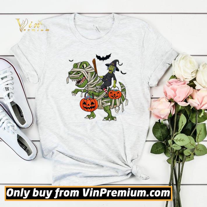 Witch Riding Dinosaur Pumpkin Happy Halloween shirt sweater 491cbf7d witch riding dinosaur pumpkin happy halloween shirt sweater 4 - Witch Riding Dinosaur Pumpkin Happy Halloween shirt sweater
