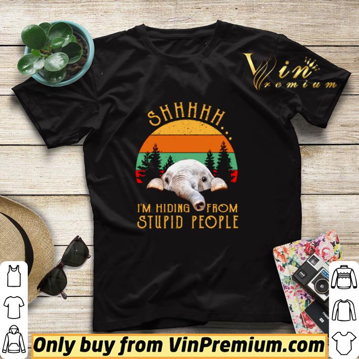 Original Baby Elephant Shhh i’m hiding from stupid people vintage shirt sweater 65825979 original baby elephant shhh i m hiding from stupid people vintage shirt sweater 4 - Original Baby Elephant Shhh i’m hiding from stupid people vintage shirt sweater