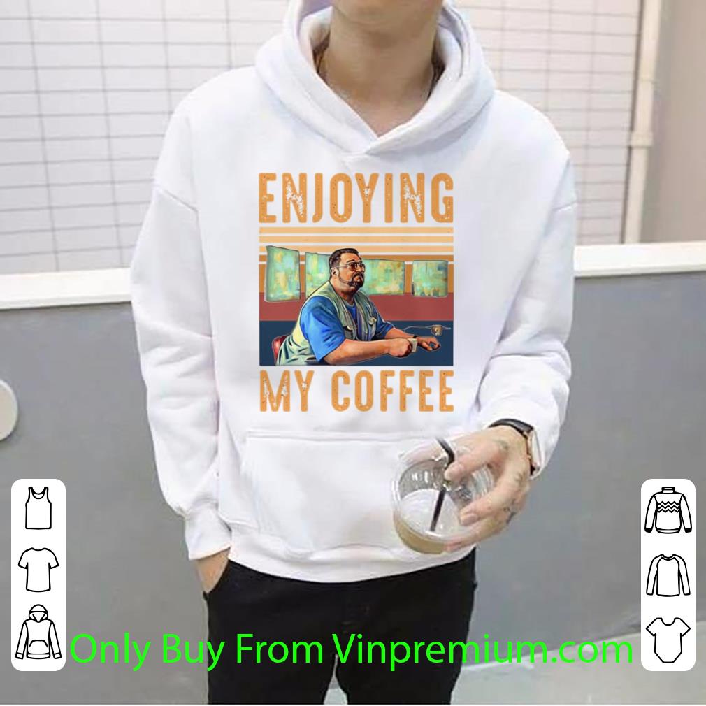 6658e830 great enjoying my coffee vintage shirt 4 - Great Enjoying My Coffee Vintage shirt