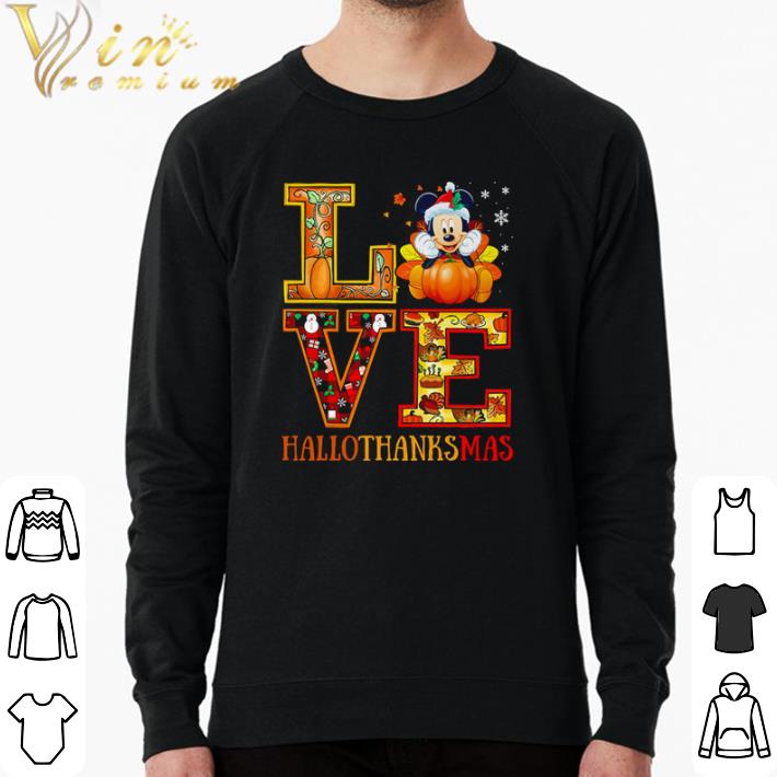 Hot Mickey mouse love Happy Hallothanksmas shirt sweater 682219f6 hot mickey mouse love happy hallothanksmas shirt sweater 4 - Hot Mickey mouse love Happy Hallothanksmas shirt sweater