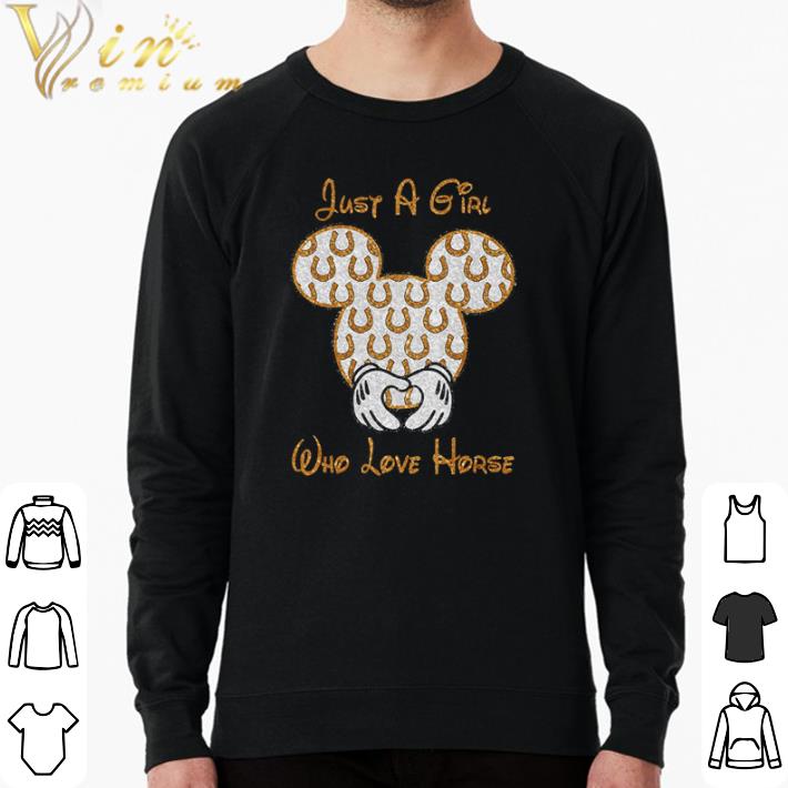 Pretty Mickey mouse just a girl who love horse shirt sweater 7710cdc5 pretty mickey mouse just a girl who love horse shirt sweater 4 - Pretty Mickey mouse just a girl who love horse shirt sweater