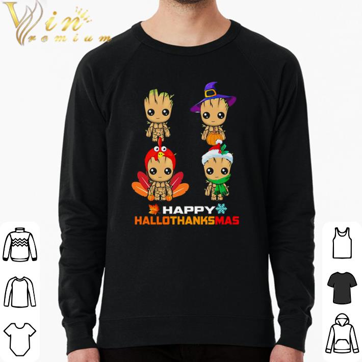 7a2525c6 awesome baby groot happy hallothanksmas shirt sweater 4 - Awesome Baby Groot Happy Hallothanksmas shirt sweater