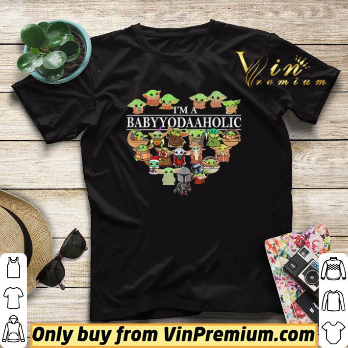 839059d1 hot star wars baby yoda i m a baby yoda aholic shirt sweater 4 - Hot Star Wars Baby Yoda I’m a Baby Yoda Aholic shirt sweater
