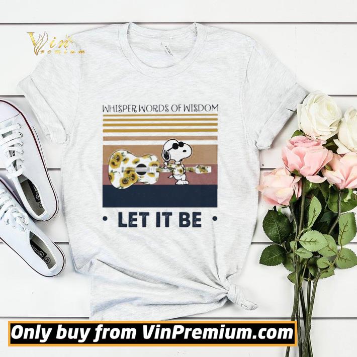 Original Snoopy Whisper words of wisdom let it be vintage shirt sweater 87f02937 original snoopy whisper words of wisdom let it be vintage shirt sweater 4 - Original Snoopy Whisper words of wisdom let it be vintage shirt sweater