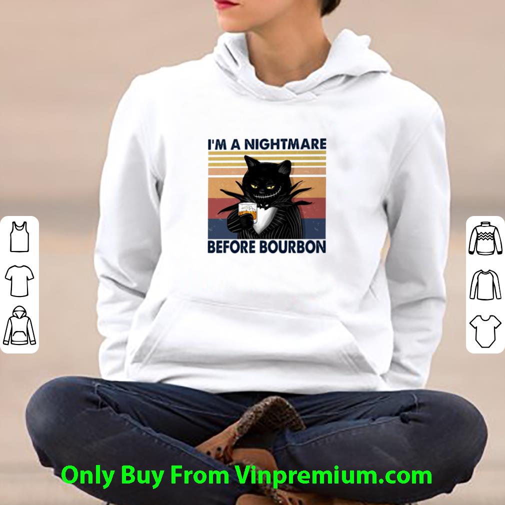 Nice Vintage Jack Skellington Cat I’m A Nightmare Before Bourbon shirt 8e5430e0 nice vintage jack skellington cat i m a nightmare before bourbon shirt 4 - Nice Vintage Jack Skellington Cat I’m A Nightmare Before Bourbon shirt