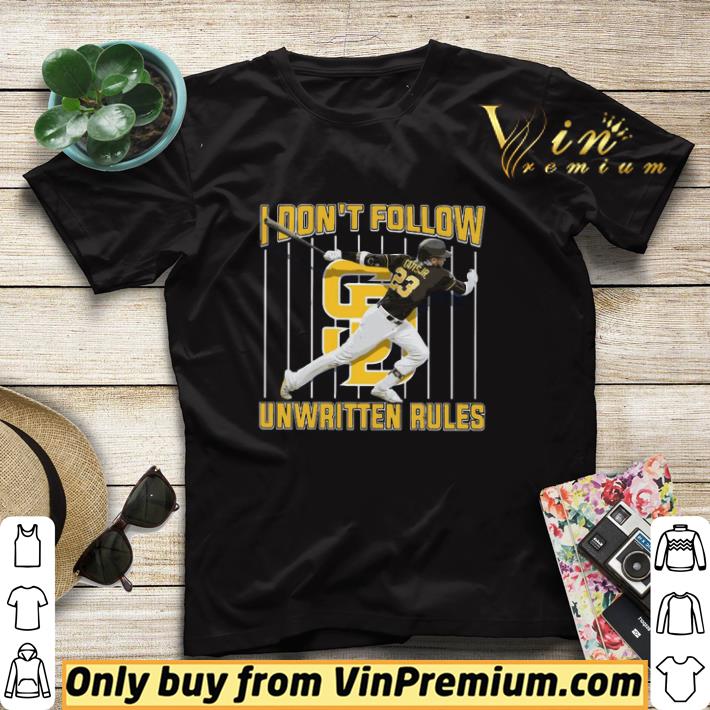 Hot San Diego Tatis Jr 23 I Don’t Follow Unwritten Rules shirt sweater 9115039e hot san diego tatis jr 23 i don t follow unwritten rules shirt sweater 4 - Hot San Diego Tatis Jr 23 I Don’t Follow Unwritten Rules shirt sweater