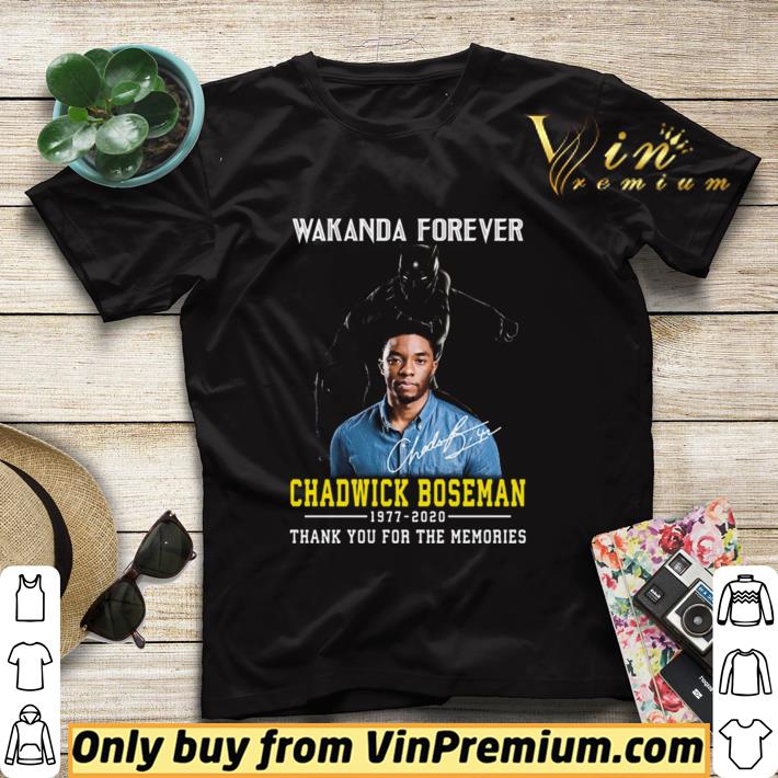 Black panther wakanda forever rip chadwick Boseman 1977 2020 thank you for the memories signature shirt sweater 915ece09 black panther wakanda forever rip chadwick boseman 1977 2020 thank you for the memories signature shirt sweater 4 - Black panther wakanda forever rip chadwick Boseman 1977 2020 thank you for the memories signature shirt sweater