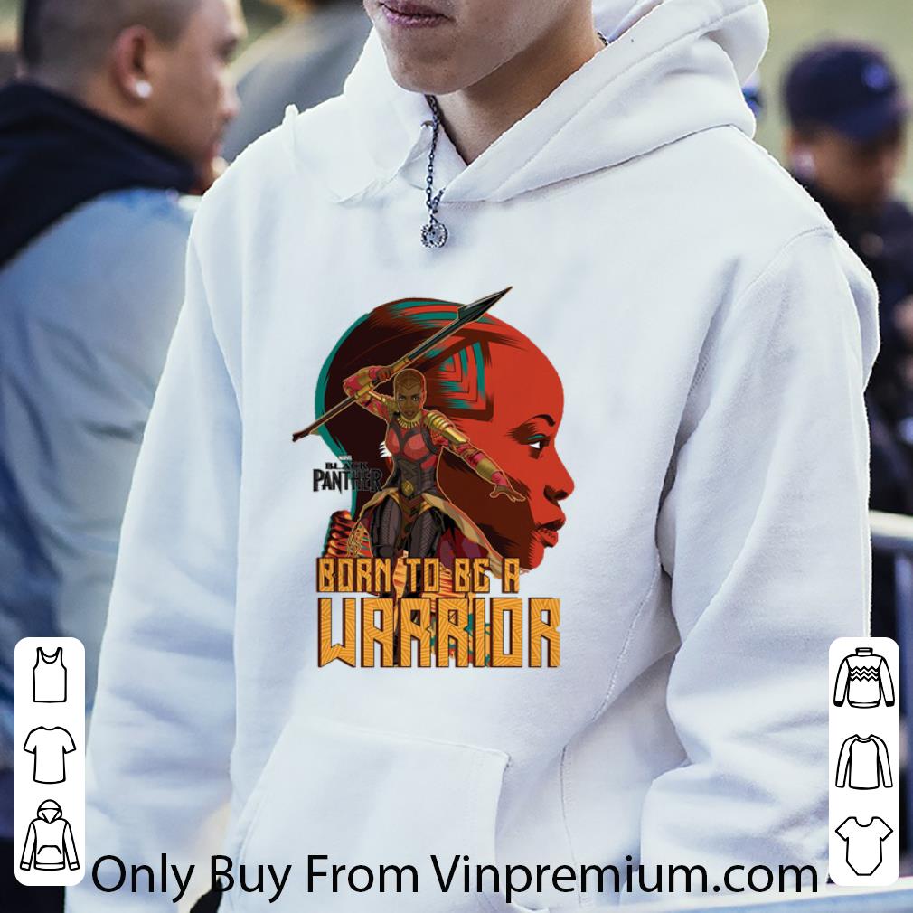 930bfb13 premium marvel black panther movie okoye profile born to be a warrior shirt 4 - Premium Marvel Black Panther Movie Okoye Profile Born To Be A Warrior shirt