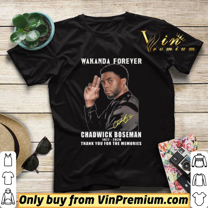 Wakanda forever rip chadwick Boseman 1977 2020 thank you for the memories signature shirt sweater 960587e4 wakanda forever rip chadwick boseman 1977 2020 thank you for the memories signature shirt sweater 4 - Wakanda forever rip chadwick Boseman 1977 2020 thank you for the memories signature shirt sweater