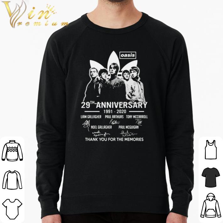 9d6b0879 pretty oasis 29th anniversary 1991 2020 thank for the memories signatures shirt sweater 4 - Pretty Oasis 29th anniversary 1991 2020 thank for the memories signatures shirt sweater