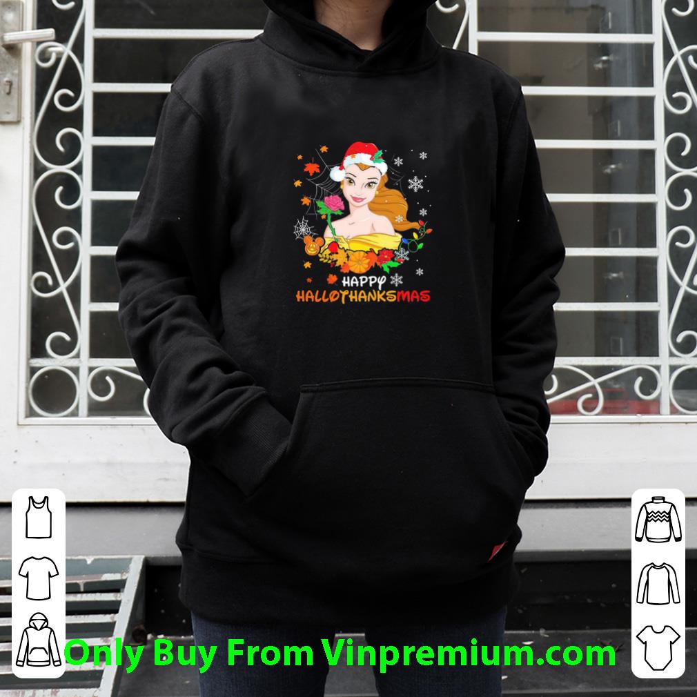 a2e2b6b7 premium belle happy hallothanksmas halloween christmas shirt 4 - Premium Belle Happy Hallothanksmas Halloween Christmas shirt
