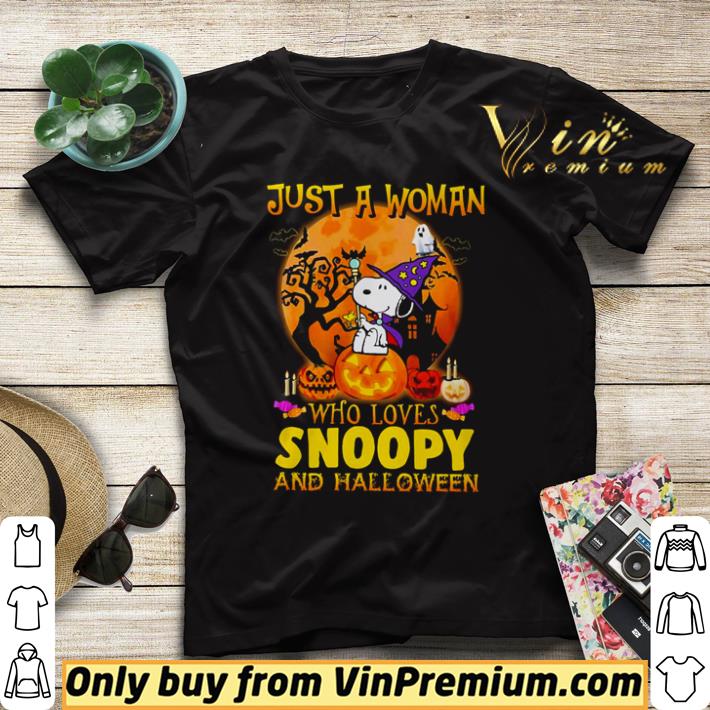 ac7e15fe hot just a woman who loves snoopy and halloween shirt sweater 4 - Hot Just A woman who loves Snoopy and Halloween shirt sweater