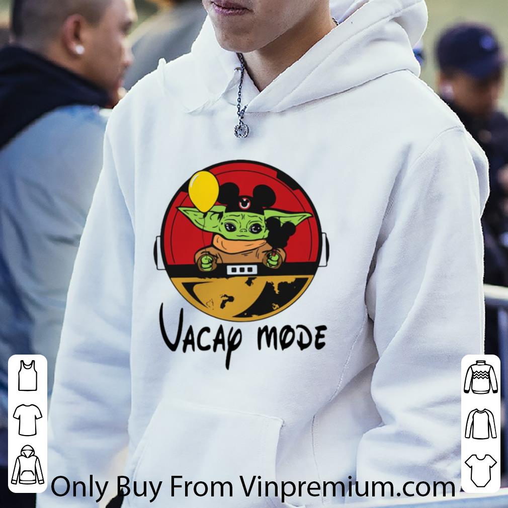 ae6c10dc nice baby yoda mickey vacay mode shirt 4 - Nice Baby Yoda Mickey Vacay Mode shirt