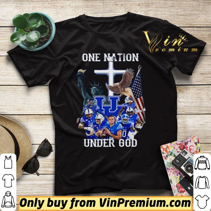 b2c4de2e hot kentucky wildcats one nation under god american flag shirt sweater 4 - Hot Kentucky Wildcats one nation under God American flag shirt sweater