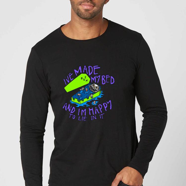 c2938e12 nice i ve made my bed and i m happy to lie in it halloween shirt 4 - Nice I've made my bed and I_m happy to lie in it Halloween Shirt