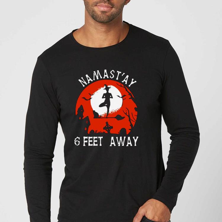 c50a1461 nice witch yoga namast ay 6 feet away shirt 4 - Nice Witch Yoga Namast'ay 6 feet away Shirt