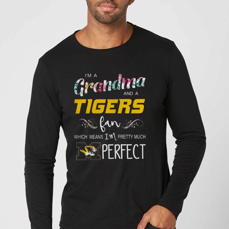 cae002b6 i m a grandma and a tigers fan which means i m pretty much perfect shirt 4 - I’m A Grandma And A Tigers Fan Which Means I’m Pretty Much Perfect Shirt
