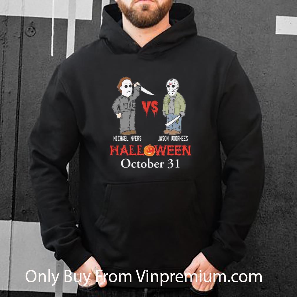 Great Michael Myers And Jason Voorhees Halloween October 31 shirt dbf54d72 great michael myers and jason voorhees halloween october 31 shirt 4 - Great Michael Myers And Jason Voorhees Halloween October 31 shirt