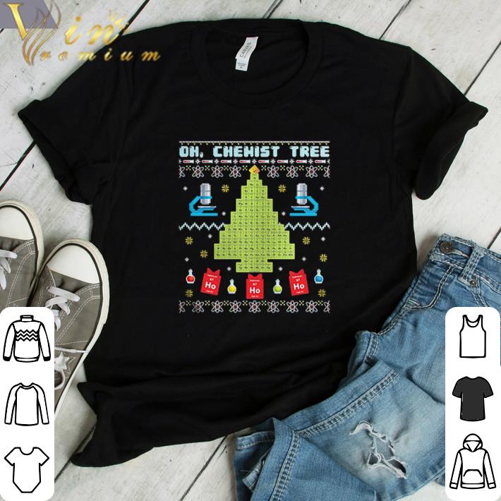 Awesome Oh Chemist Tree Ugly Christmas shirt sweater
