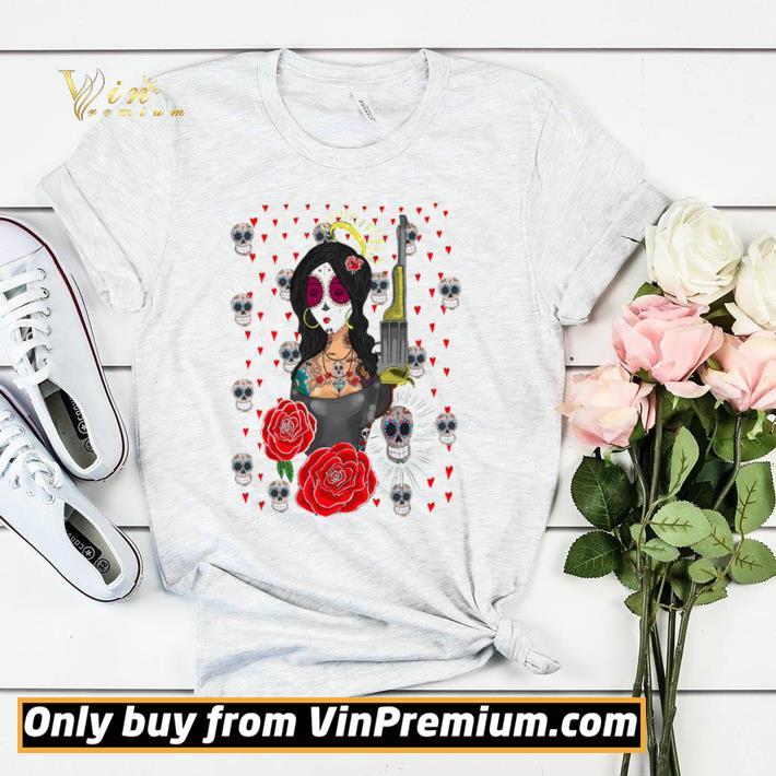Top Day Of The Day Girls Guns Rose And Sugar Skulls shirt sweater ef22303e top day of the day girls guns rose and sugar skulls shirt sweater 4 - Top Day Of The Day Girls Guns Rose And Sugar Skulls shirt sweater