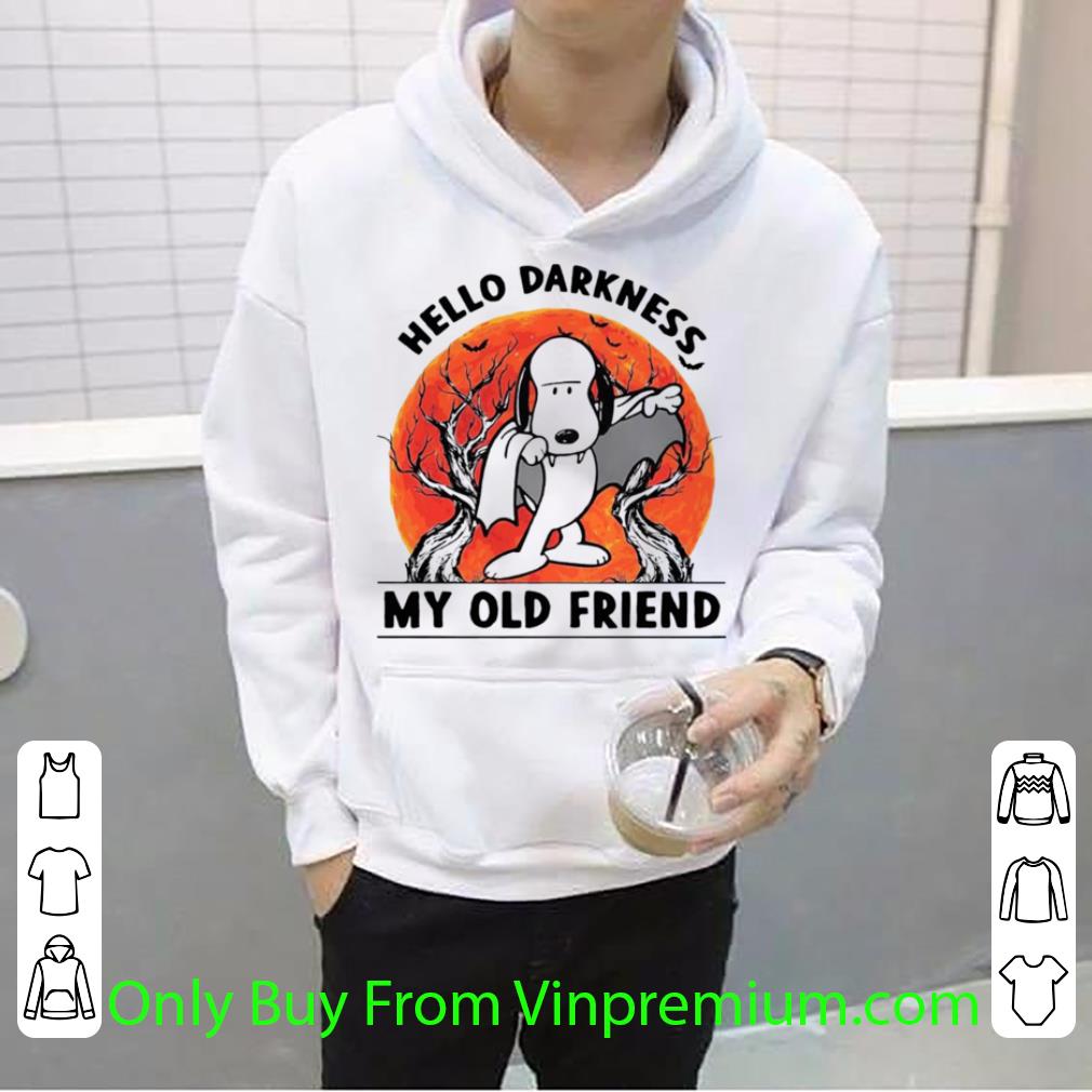 ff81f17a top snoopy dracula hello darkness my old friends shirt 4 - Top Snoopy Dracula Hello Darkness My Old Friends shirt