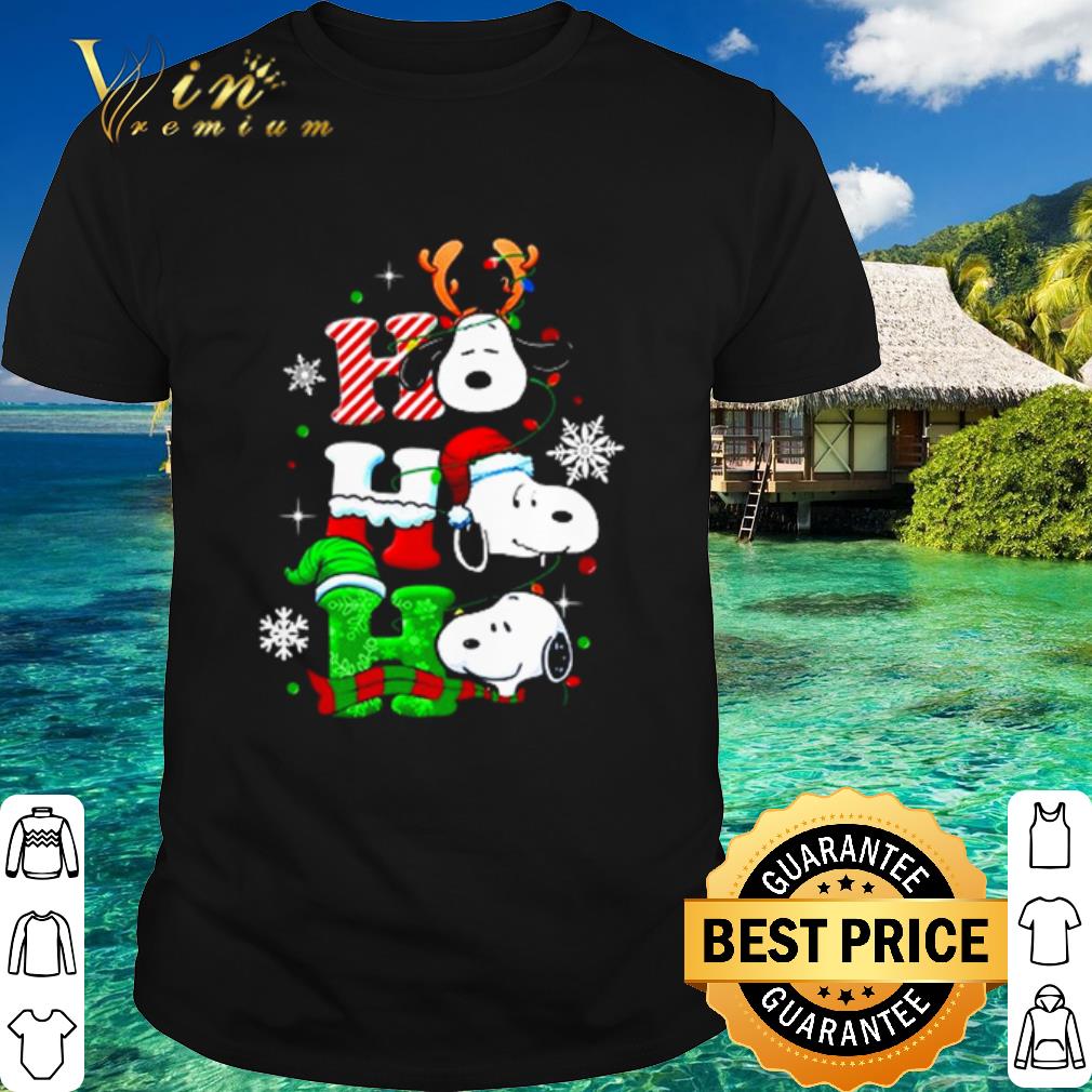 Best Snoopy Ho Ho Ho merry Christmas shirt