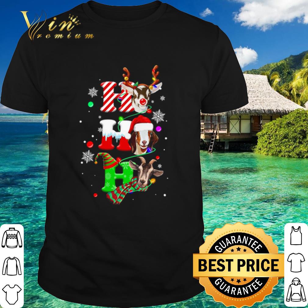 Official Goat Hohoho Merry Christmas shirt