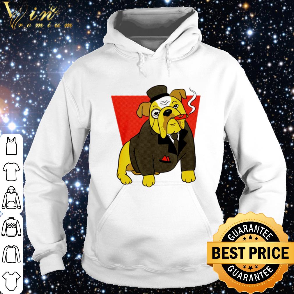 766c3ca2 official bulldog gentleman smokes cigars shirt 4 - Official Bulldog gentleman smokes cigars shirt