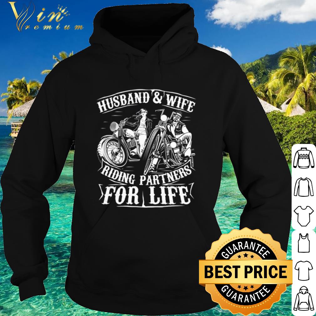 87fae1bd official husband and wife riding partners for life shirt 4 - Official Husband and wife riding partners for life shirt