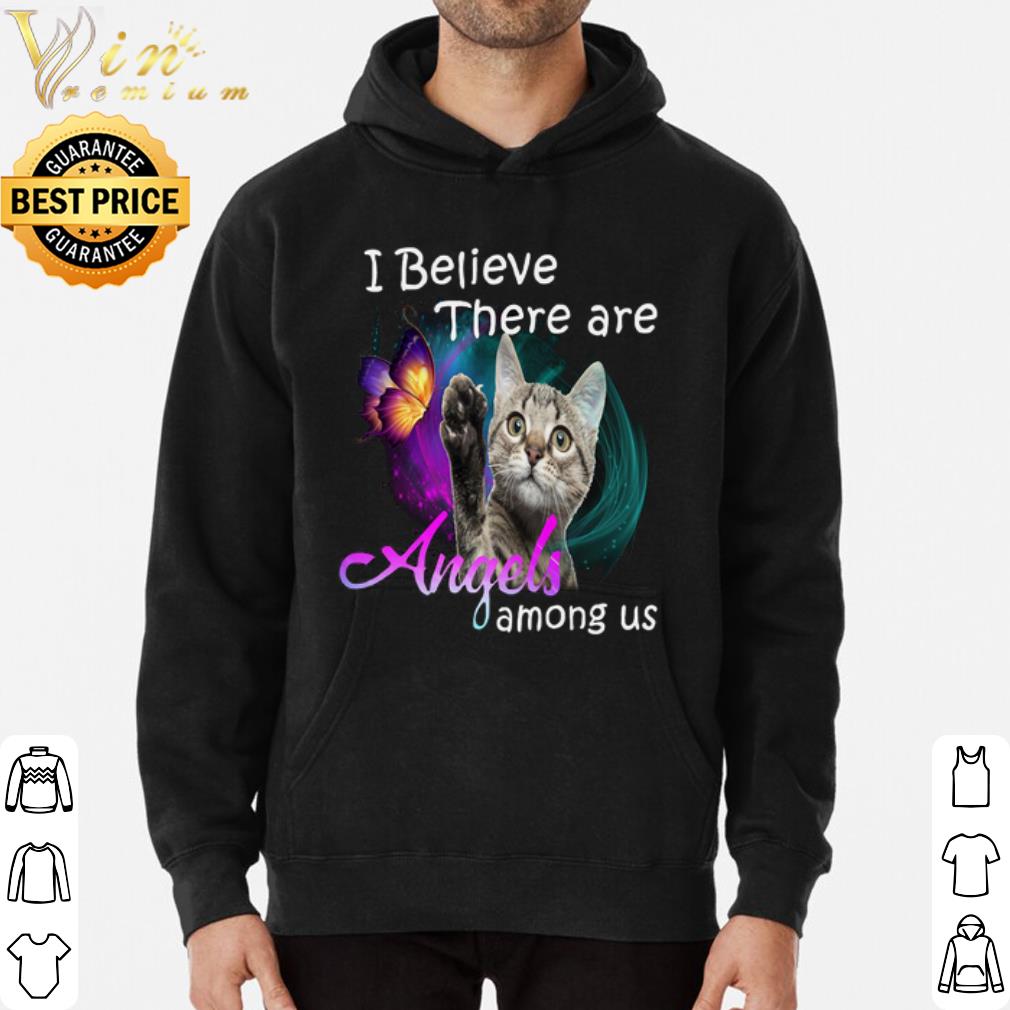 Cat and Butterfly I believe there are Angels among us shirt cccb114b cat and butterfly i believe there are angels among us shirt 4 - Cat and Butterfly I believe there are Angels among us shirt