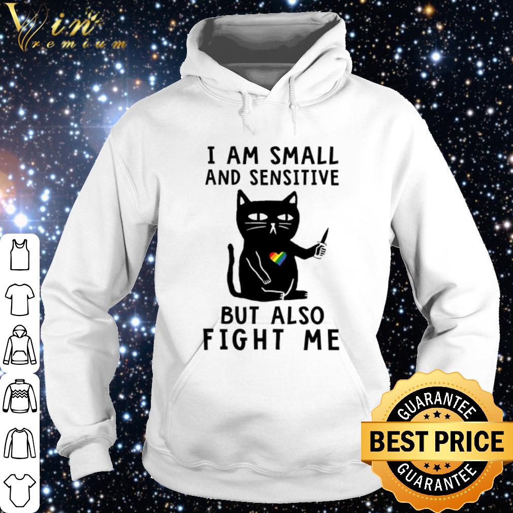 df852139 black cat i am small and sensitive shirt 4 - Black Cat I am Small And Sensitive shirt