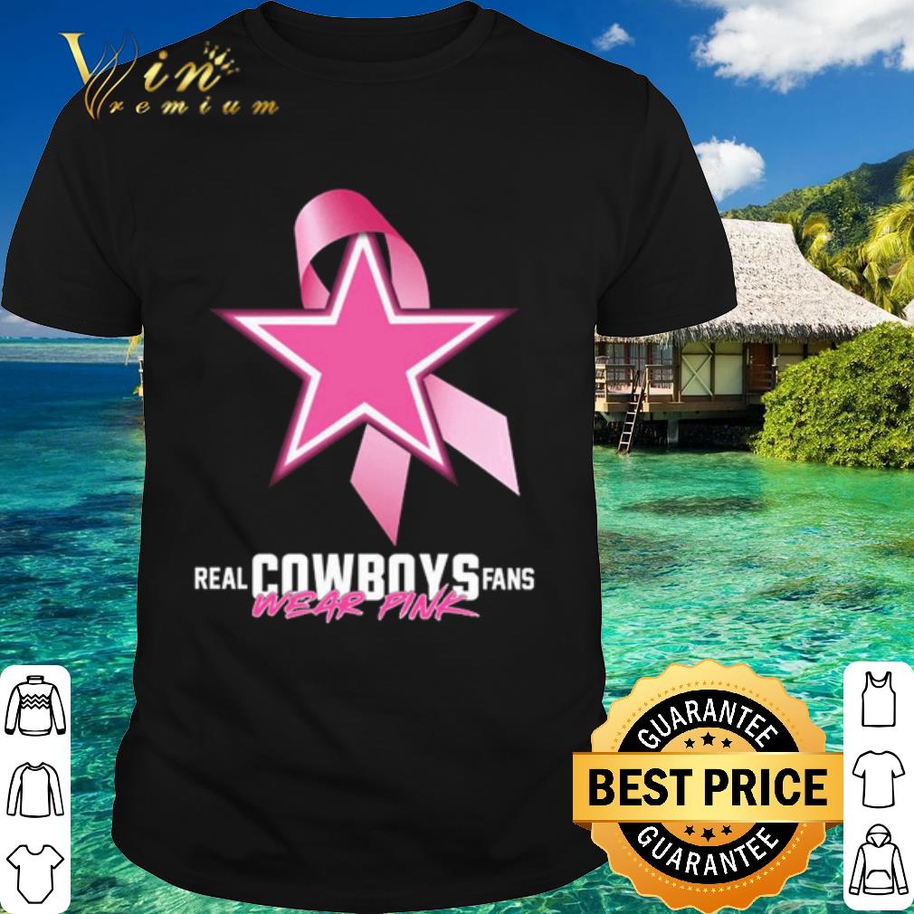 Best Breast cancer awareness real Cowboys fans wear pink shirt
