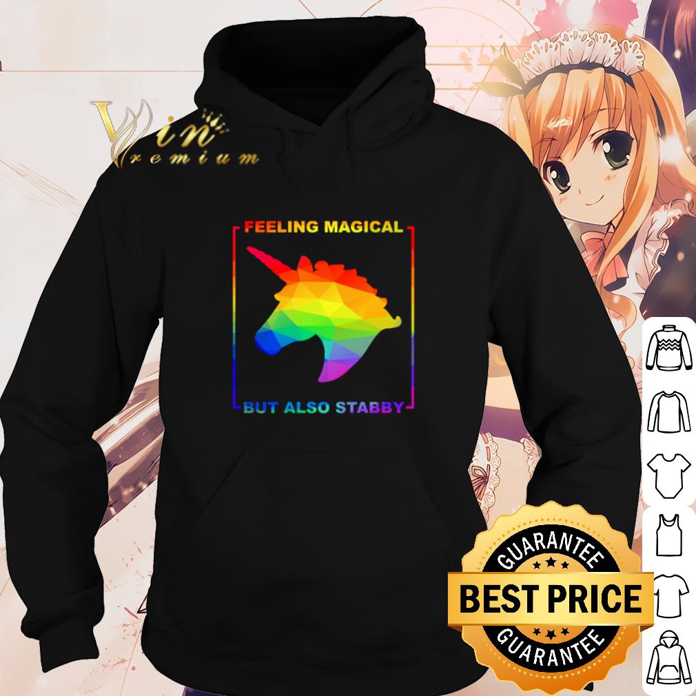 0f569f09 premium lgbt unicorn feeling magical but also stabby shirt 4 - Premium LGBT Unicorn feeling magical but also stabby shirt