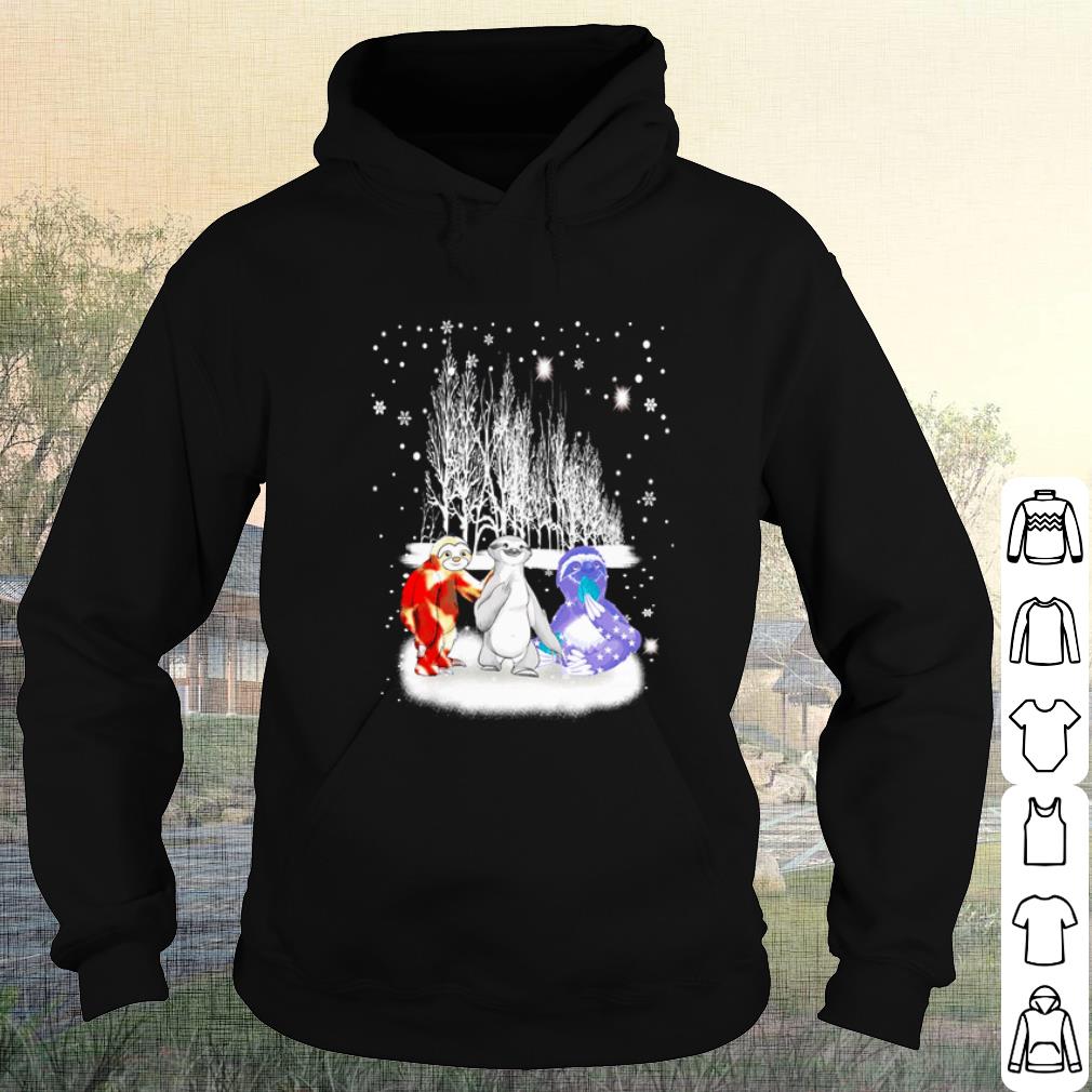 3e8324d9 nice sloth snow merry christmas shirt 4 - Nice Sloth Snow Merry Christmas shirt