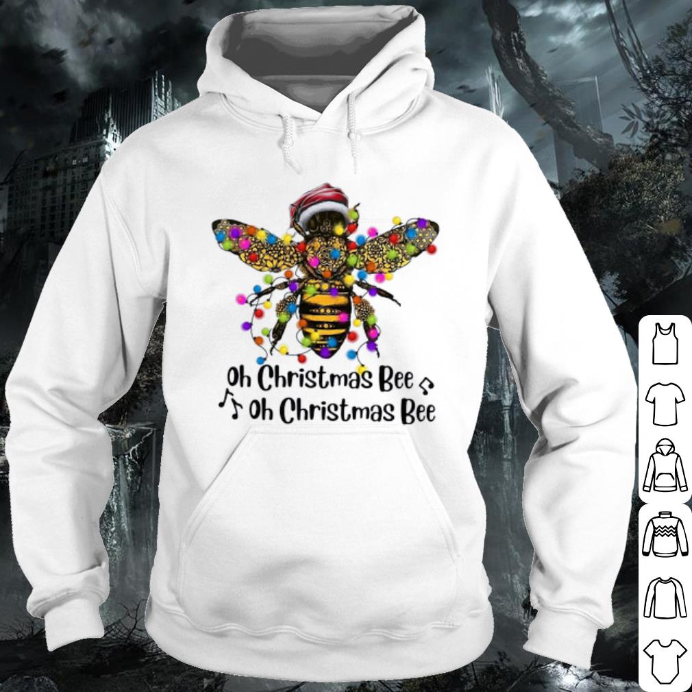 43ac9b7b premium bee santa oh christmas bee oh christmas bee shirt 4 - Premium Bee Santa oh christmas bee oh christmas bee shirt